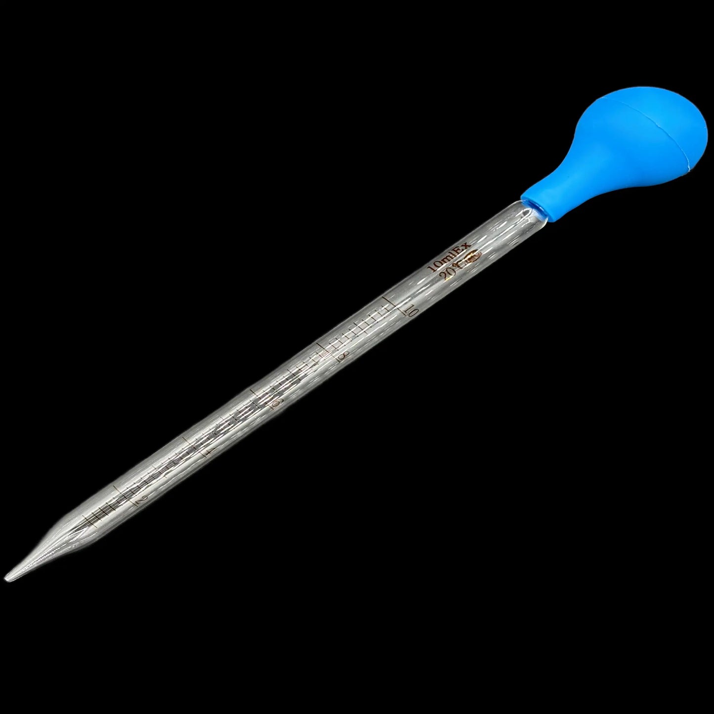 10ml gradueret glas pipette / målepipette