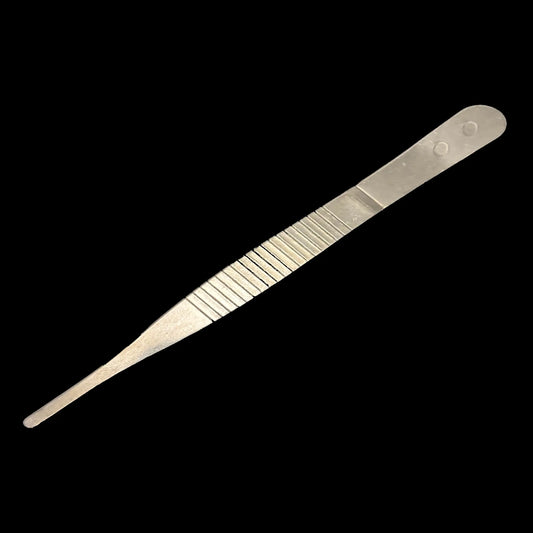 12,5cm. Pincet af rustfrit stål.