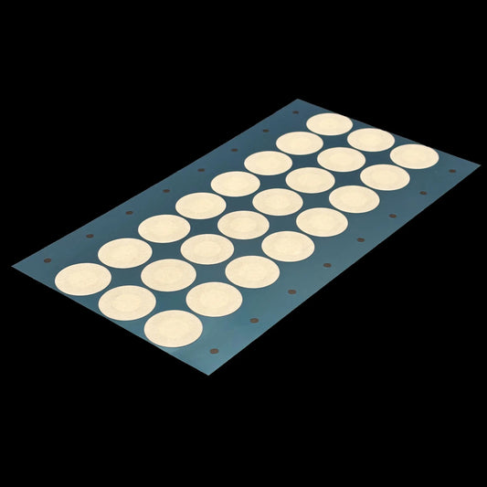 20mm. Autoklaverbare EPTFE mikroporøse membranfilter klistermærker.
